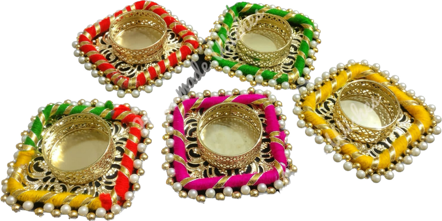 Handcrafted Indian Decorative Diya Tea Light Holders